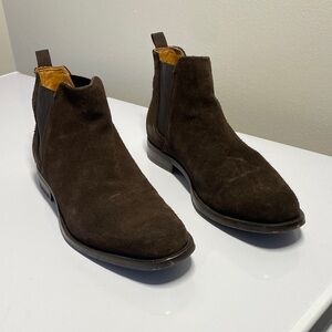 Men's Brown Suede Chelsea Boots